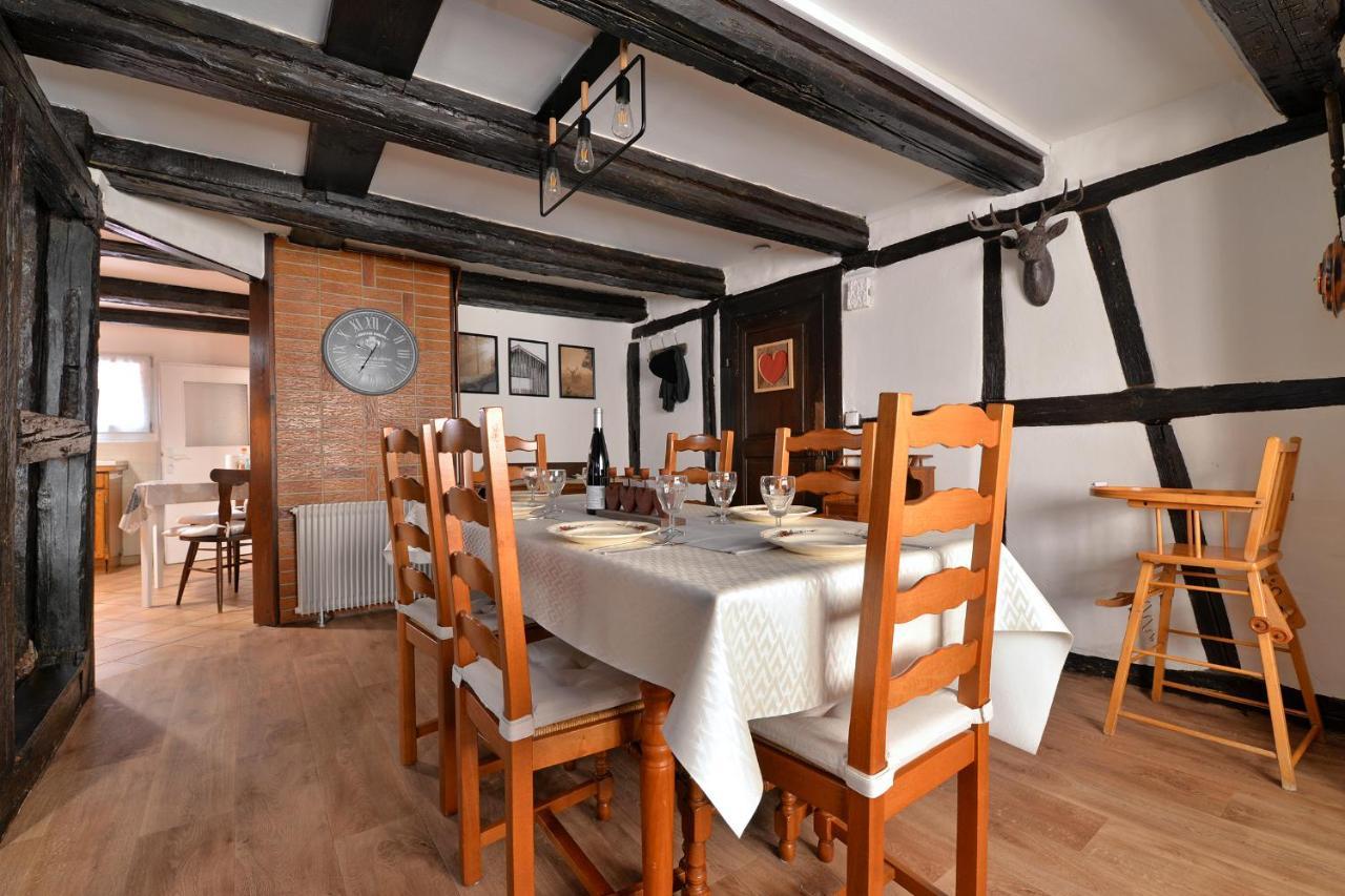 Chez Mamema, Maison Alsacienne Route Des Vins キンツアイム エクステリア 写真