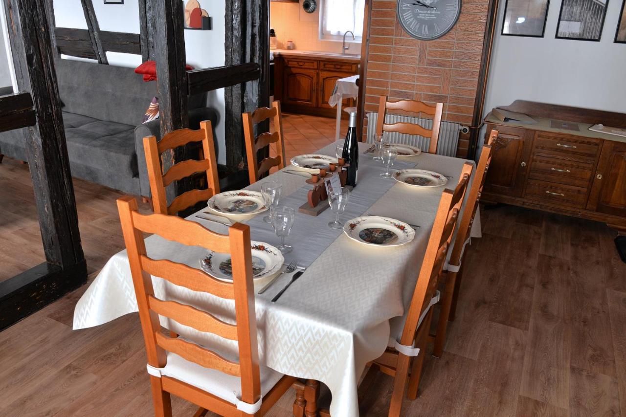 Chez Mamema, Maison Alsacienne Route Des Vins キンツアイム エクステリア 写真